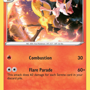 Silver Tempest - 026/195 - Braixen - Reverse Holo