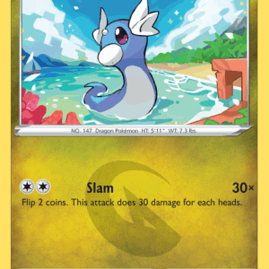 Silver Tempest - 129/195 - Dratini - Reverse Holo