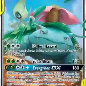 Team Up - 001/181 - Celebi & Venusaur GX (Moderately Played)