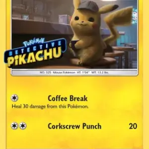 Black Star Promo - SM190 - Detective Pikachu (Movie Stamp)