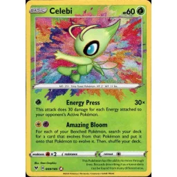 Vivid Voltage - 009/185 - Celebi - Amazing Rare