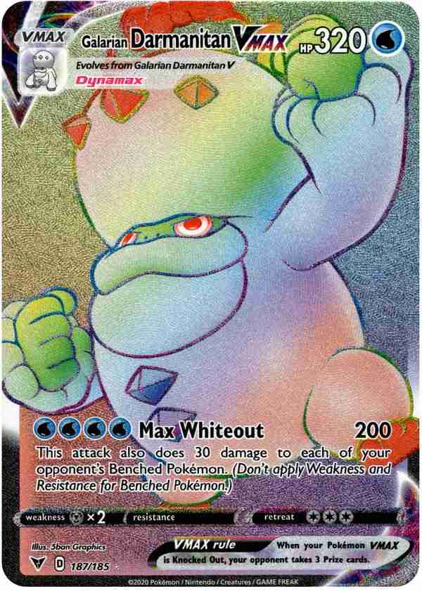 Vivid Voltage - 187/185 - Galarian Darmanitan VMAX