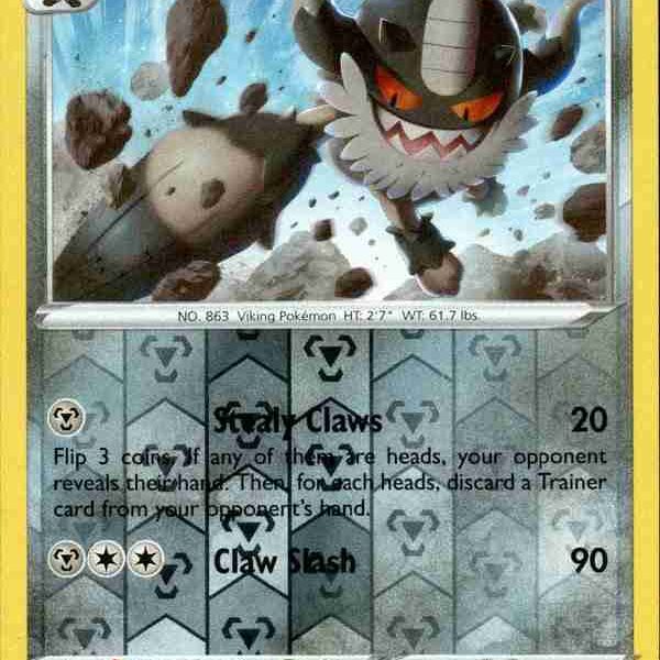Vivid Voltage - 113/185 - Galarian Perrserker - Reverse Holo