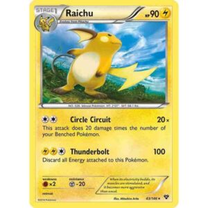 XY Base - 043/146 - Raichu - Holo Rare