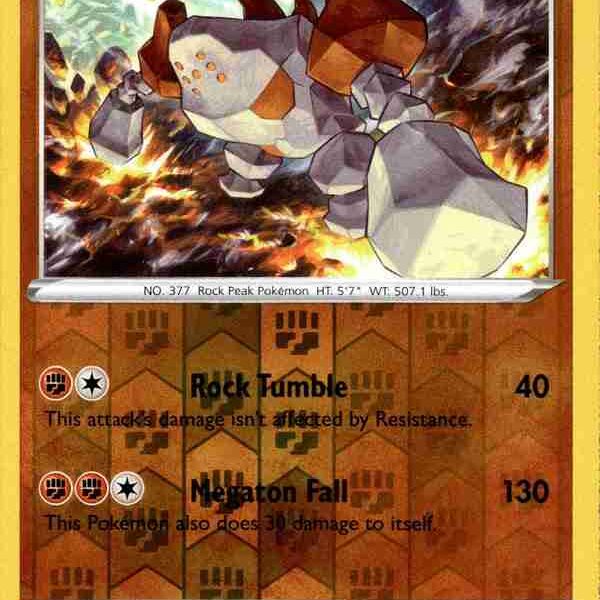 Vivid Voltage - 089/185 - Regirock - Reverse Holo