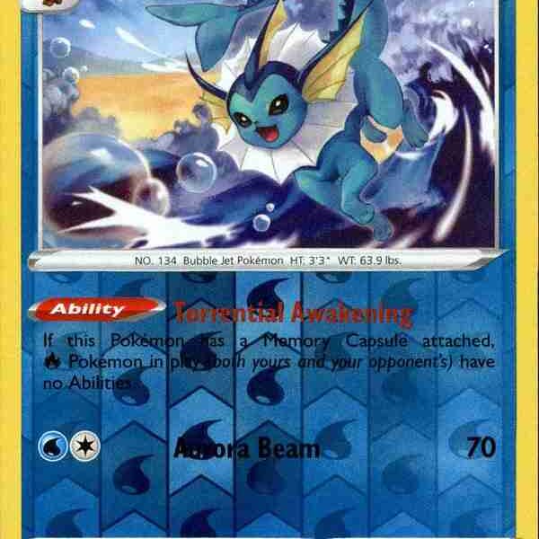 Vivid Voltage - 030/185 - Vaporeon - Reverse Holo