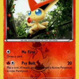 Roaring Skies - 013/108 - Victini - Reverse Holo