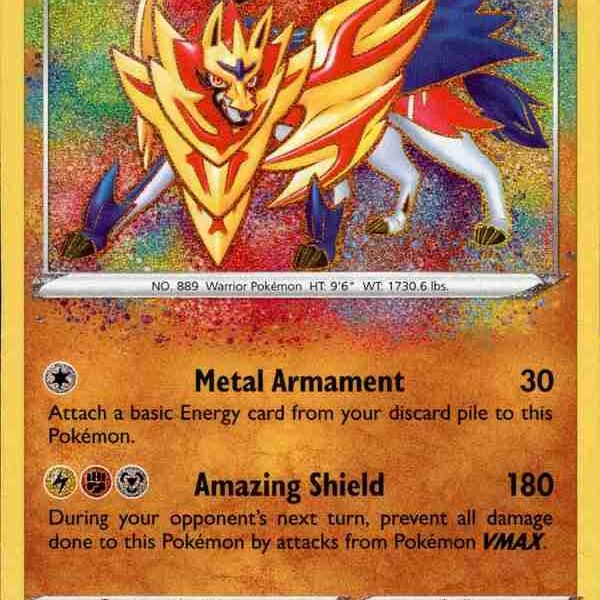 Vivid Voltage - 102/185 - Zamazenta - Amazing Rare