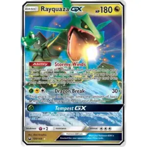 Celestial Storm - 109/168 - Rayquaza GX