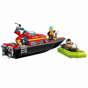 Alternative view of LEGO City 60373 Brannvesenets redningsbåt