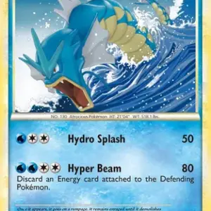 HeartGold & SoulSilver - 004/123 - Gyarados - Holo Rare (Heavily Played)