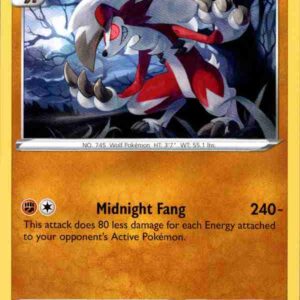 Crown Zenith - 074/159 - Lycanroc - Rare