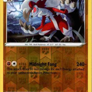 Crown Zenith - 074/159 - Lycanroc - Reverse Holo