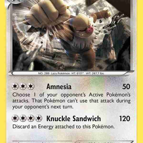 Furious Fists - 083/111 - Slaking - Reverse Holo