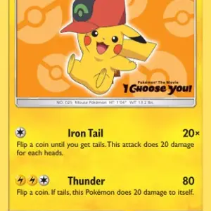 Black Star Promo - SM110 - Ash's Pikachu (Lightly Played)