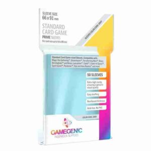 Gamegenic - Prime Standard Sleeves 66x91mm - Clear (50)