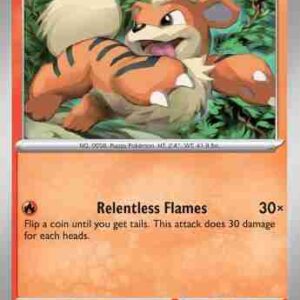Scarlet & Violet - 030/198 - Growlithe - Reverse Holo