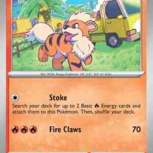 Scarlet & Violet - 031/198 - Growlithe - Reverse Holo