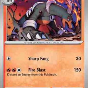 Scarlet & Violet - 034/198 - Houndoom - Reverse Holo