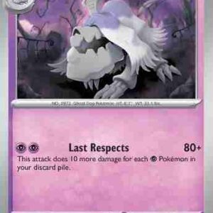 Scarlet & Violet - 106/198 - Houndstone - Holo Rare