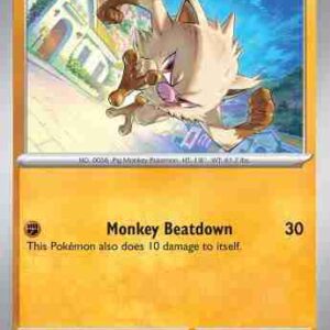 Scarlet & Violet - 107/198 - Mankey