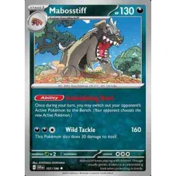 Scarlet & Violet - 137/198 - Mabosstiff - Reverse Holo