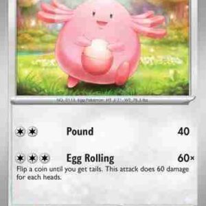 Scarlet & Violet - 144/198 - Chansey - Reverse Holo
