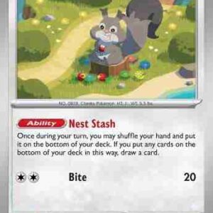 Scarlet & Violet - 151/198 - Skwovet - Reverse Holo