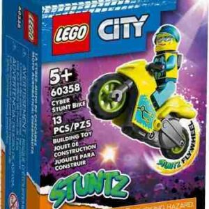 LEGO City 60358 Cyber-stuntmotorsykkel