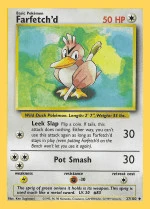 Base Set - 027/102 - Farfetch'd