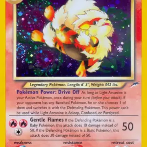 Neo Destiny - 012/105 - Light Arcanine - Holo (Heavily Played)