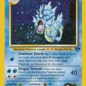 Gym Challenge - 005/132 - Giovanni's Gyarados - Holo