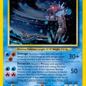 Neo Revelation - 65/64 - Shining Gyarados (Damaged)