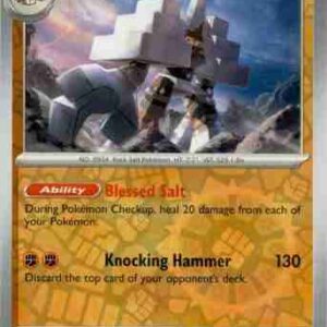 Paldea Evolved - 123/193 - Garganacl - Reverse Holo