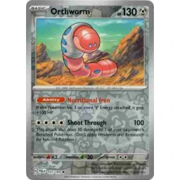 Paldea Evolved - 151/193 - Orthworm - Reverse Holo