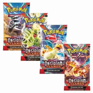 Alternative view of Pokemon Obsidian Flames Booster Pack