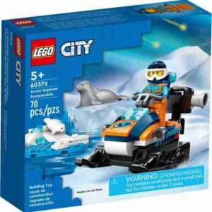 LEGO City 60376 Polarutforsker med snøskuter