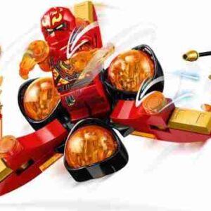 Alternative view of LEGO Ninjago 71777 Kais dragekraft – Spinjitzu-salto