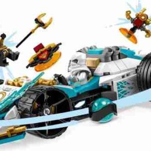 Alternative view of LEGO Ninjago 71791 Zanes dragekraft – Spinjitzu-racerbil