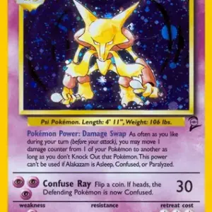 Base Set 2 - 001/130 - Alakazam - Holo