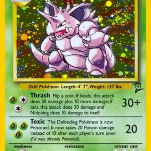 Base Set 2 - 011/130 - Nidoking - Holo (Heavily Played)