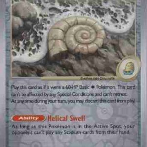 S&V151 - 153/165 - Antique Helix Fossil - Reverse Holo