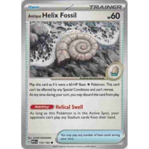 S&V151 - 153/165 - Antique Helix Fossil