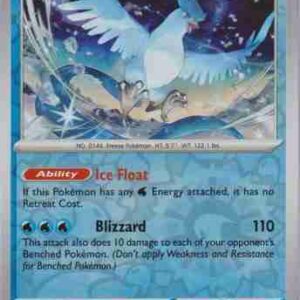S&V151 - 144/165 - Articuno - Reverse Holo
