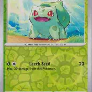S&V151 - 001/165 - Bulbasaur - Reverse Holo