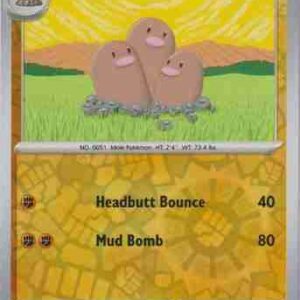 S&V151 - 051/165 - Dugtrio - Reverse Holo