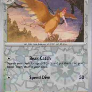 S&V151 - 022/165 - Fearow - Reverse Holo