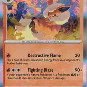 S&V151 - 136/165 - Flareon - Reverse Holo