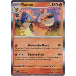 S&V151 - 136/165 - Flareon - Holo