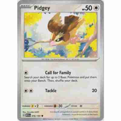 S&V151 - 016/165 - Pidgey